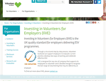 Tablet Screenshot of iive.investinginvolunteers.org.uk